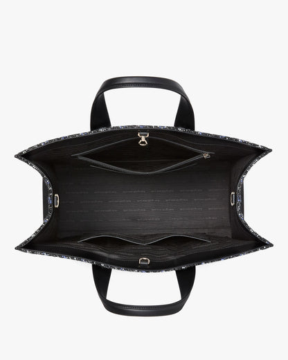 Manhattan Plaid Tweed Large Tote