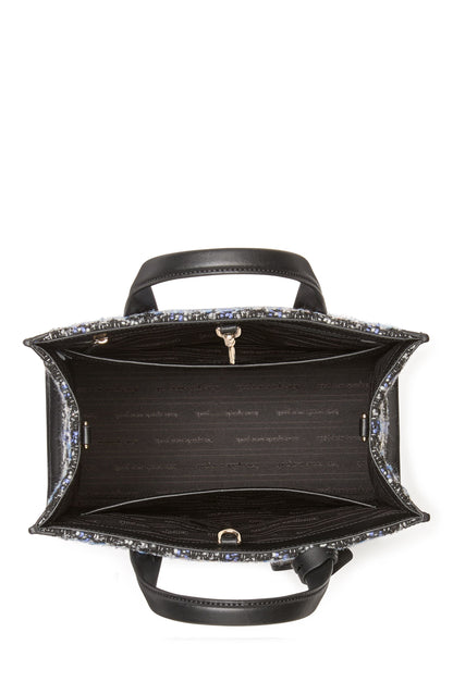 Manhattan Plaid Tweed Small Tote