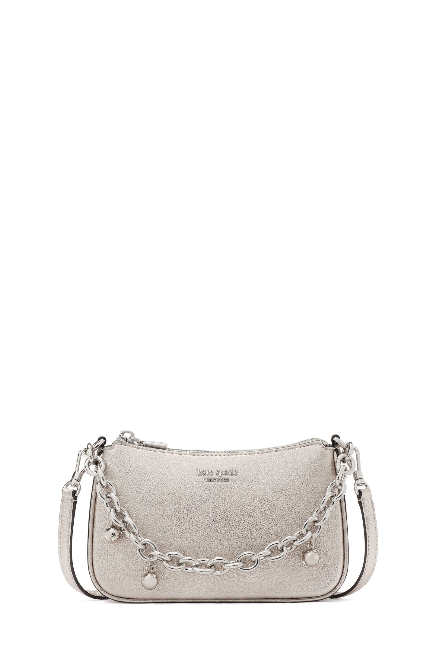 Jolie Metallic Small Convertible Crossbody