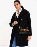 Grace Leopard Suede Small Top Handle Bag