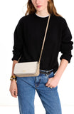 KI648-Devin Colorblocked Flap Chain Wallet-Timeless Taupe Multi