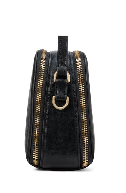 Devin Double Zip Dome Crossbody