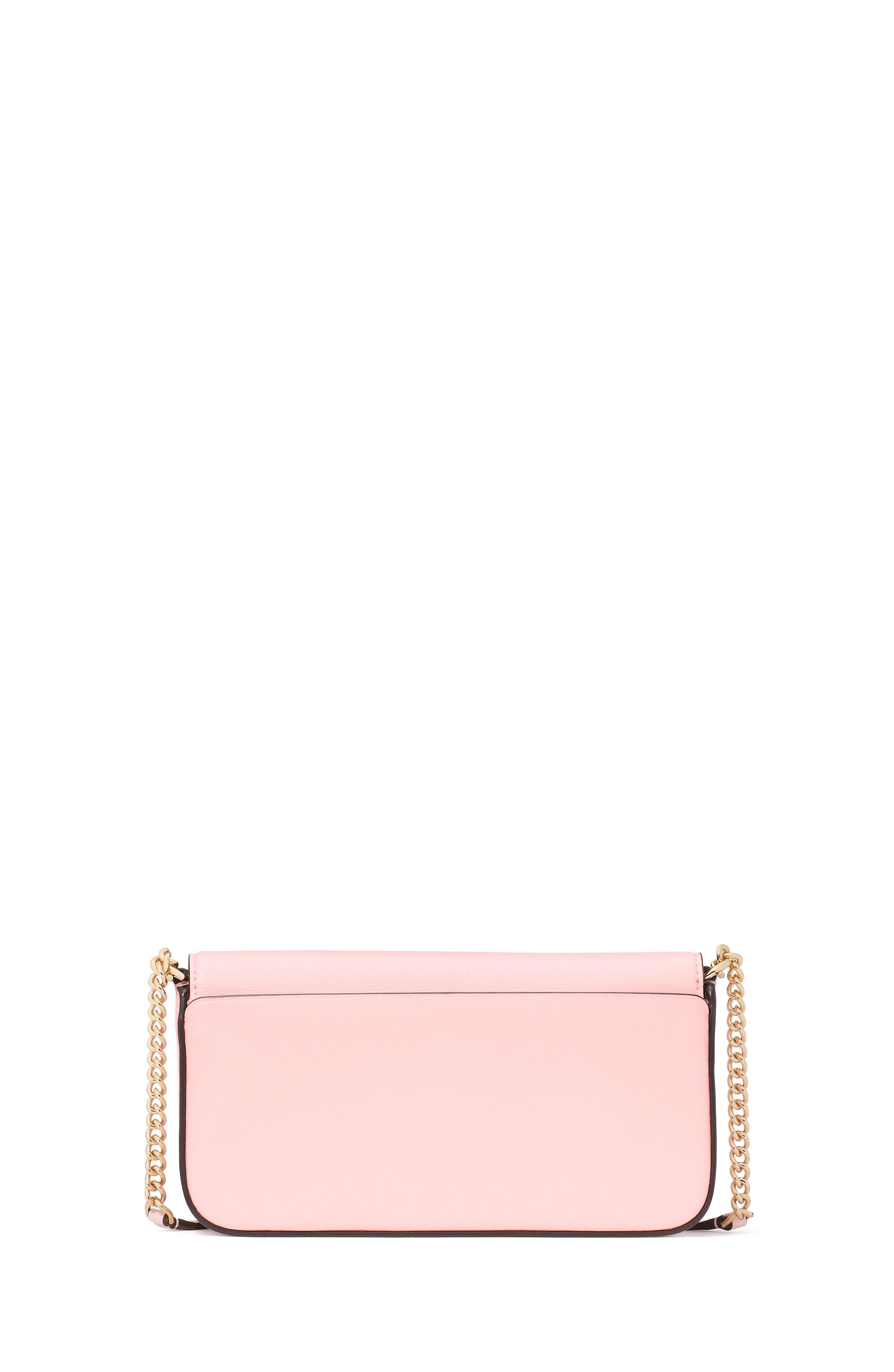 KI666-Devin Flap Chain Wallet-Pastry Pink
