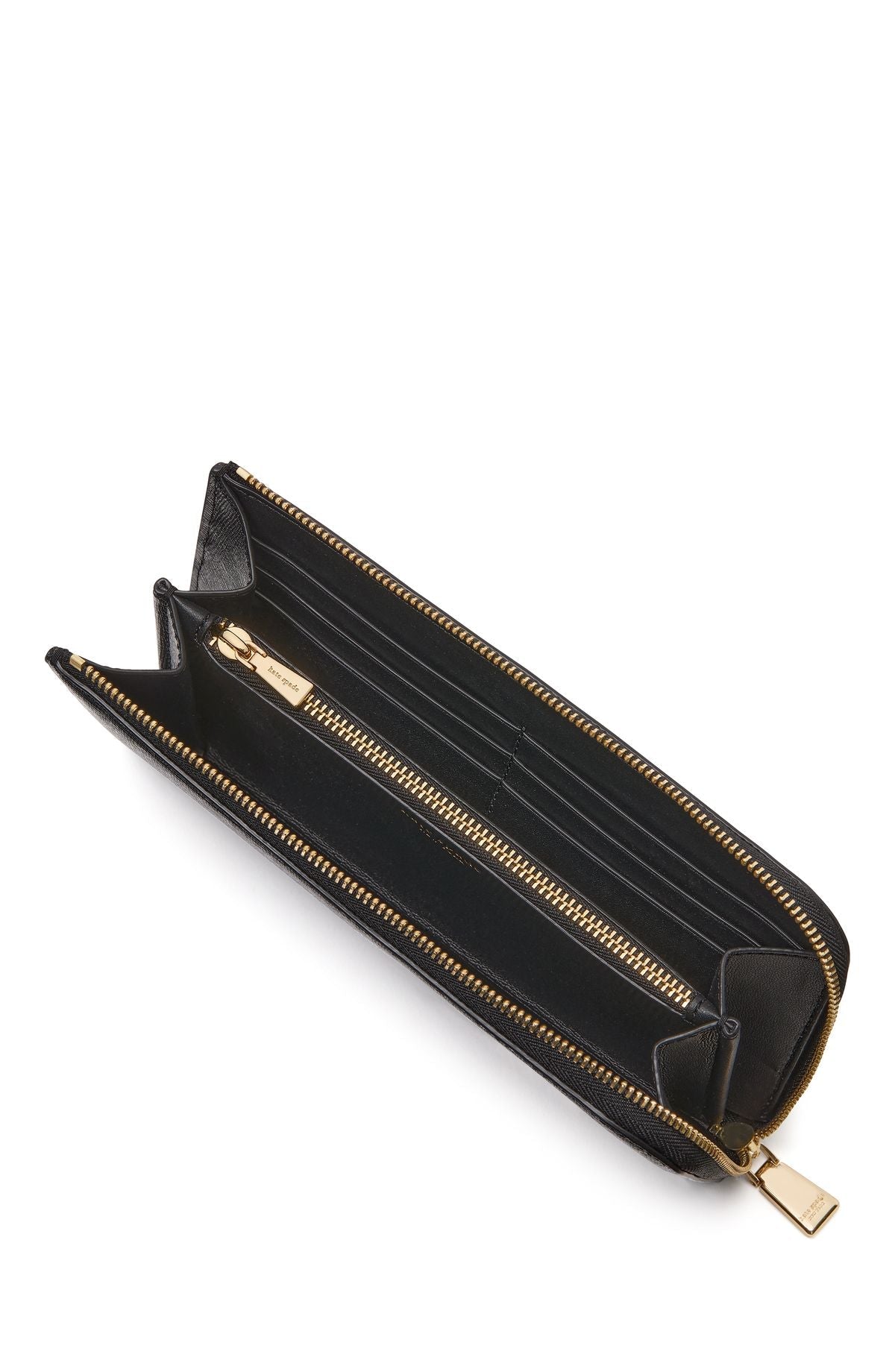 KI673-Devin Zip Around Continental Wallet-Black