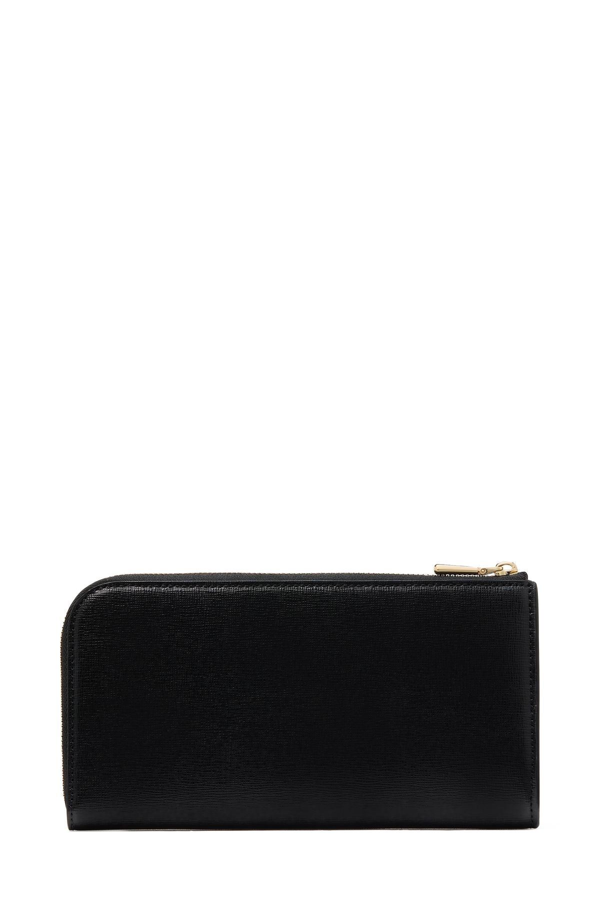 KI673-Devin Zip Around Continental Wallet-Black