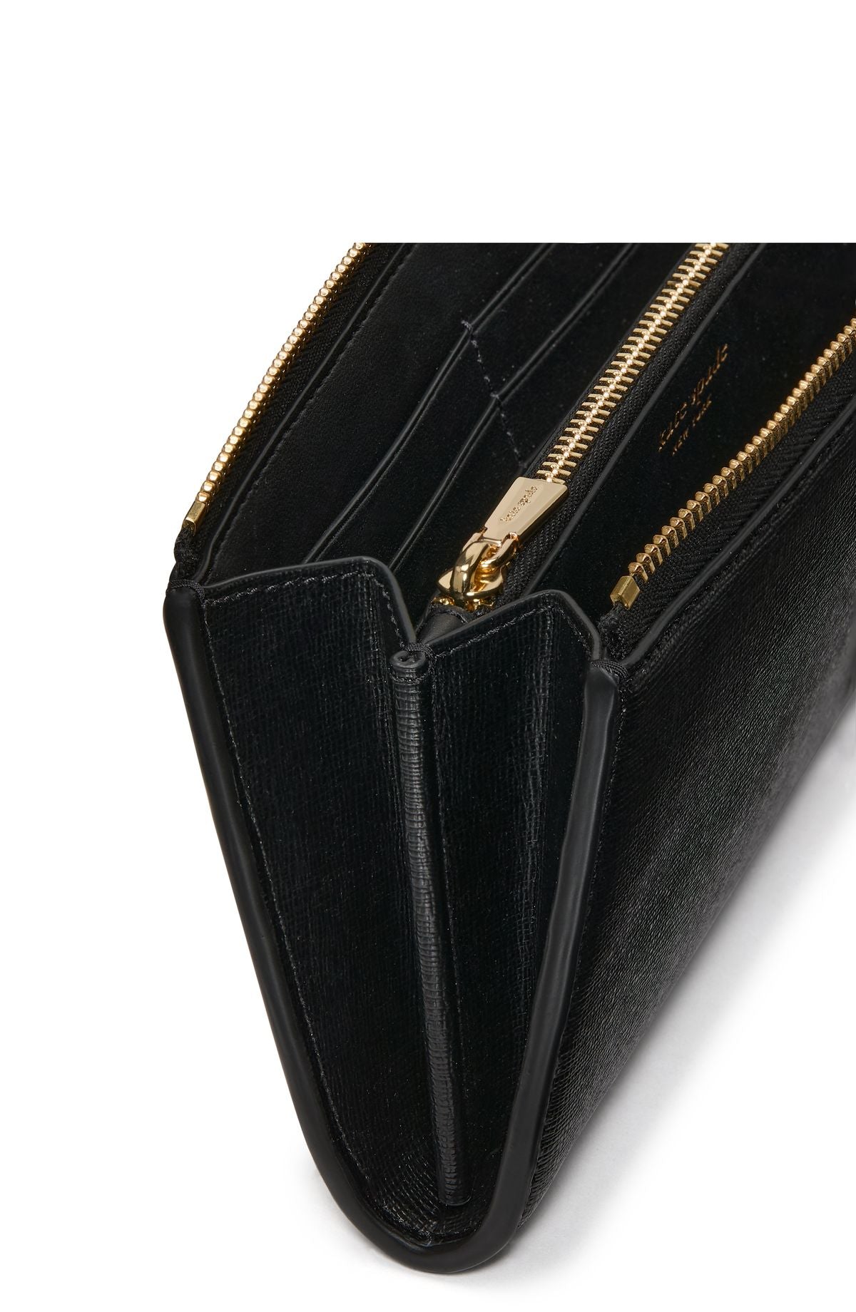 KI673-Devin Zip Around Continental Wallet-Black
