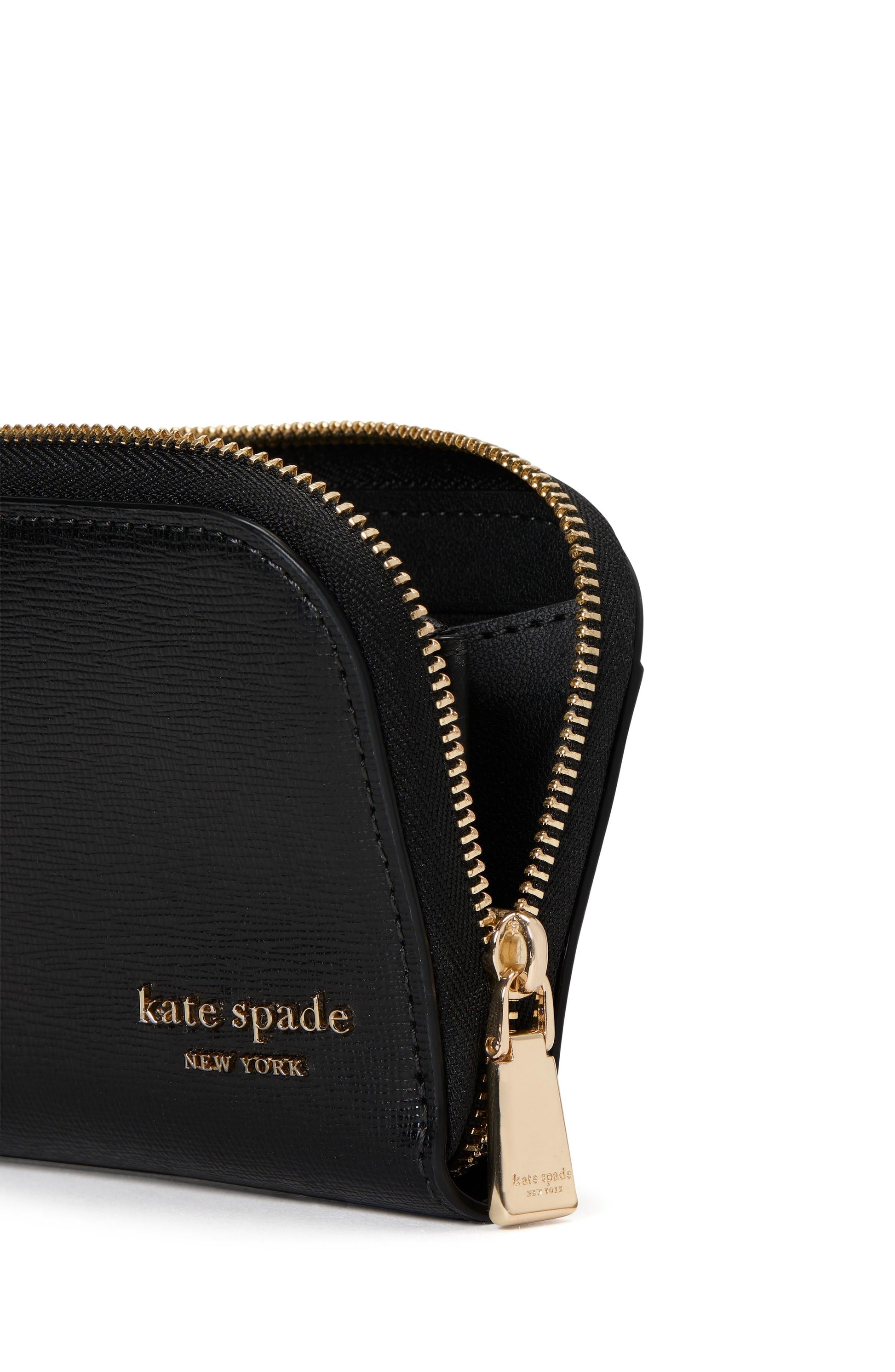 KI674-Devin Zip Card Case-Black