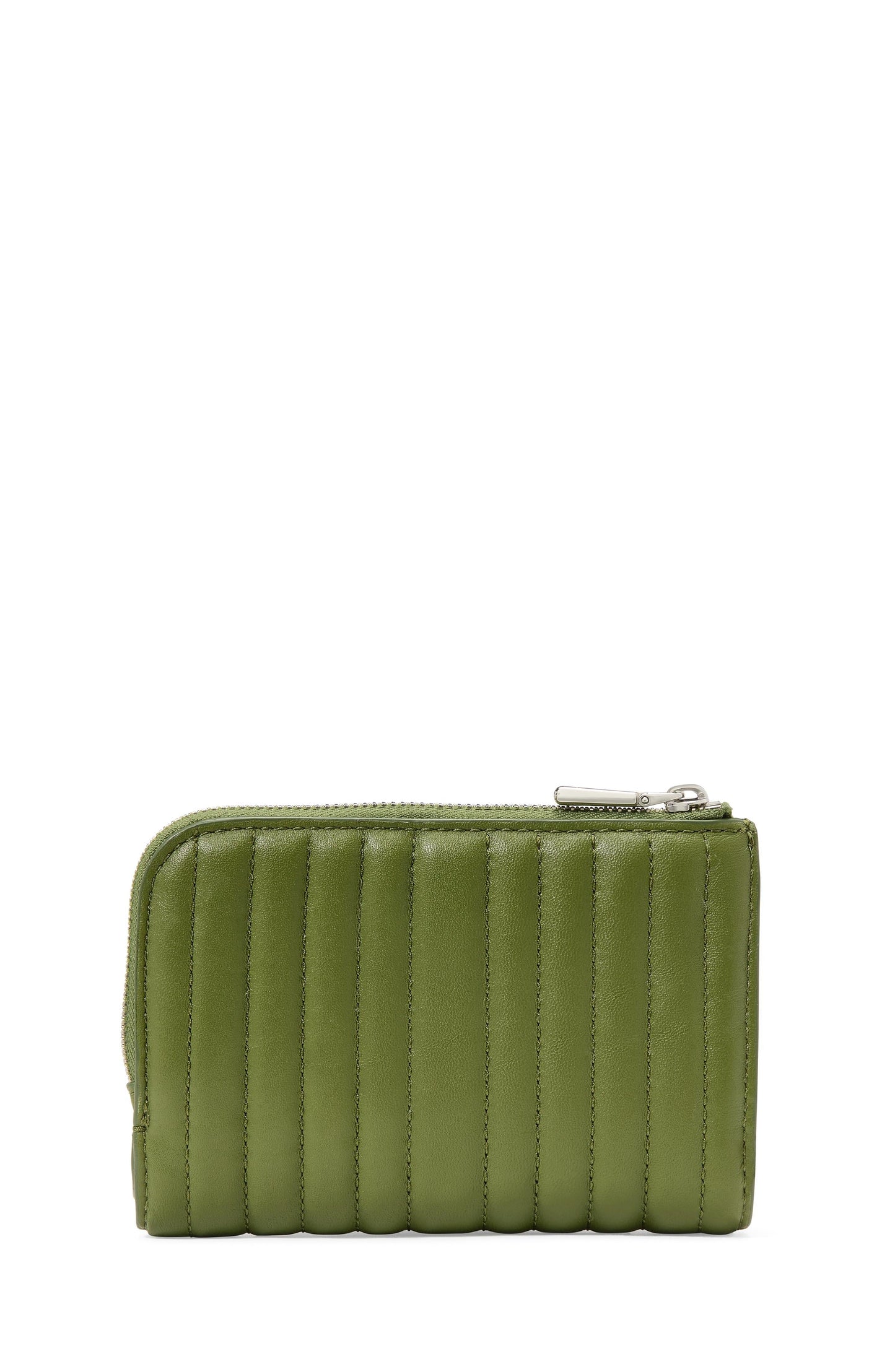 KI762-Deco Quilted Compact Wallet-Jungle Vine