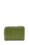 KI762-Deco Quilted Compact Wallet-Jungle Vine