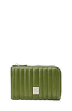KI762-Deco Quilted Compact Wallet-Jungle Vine