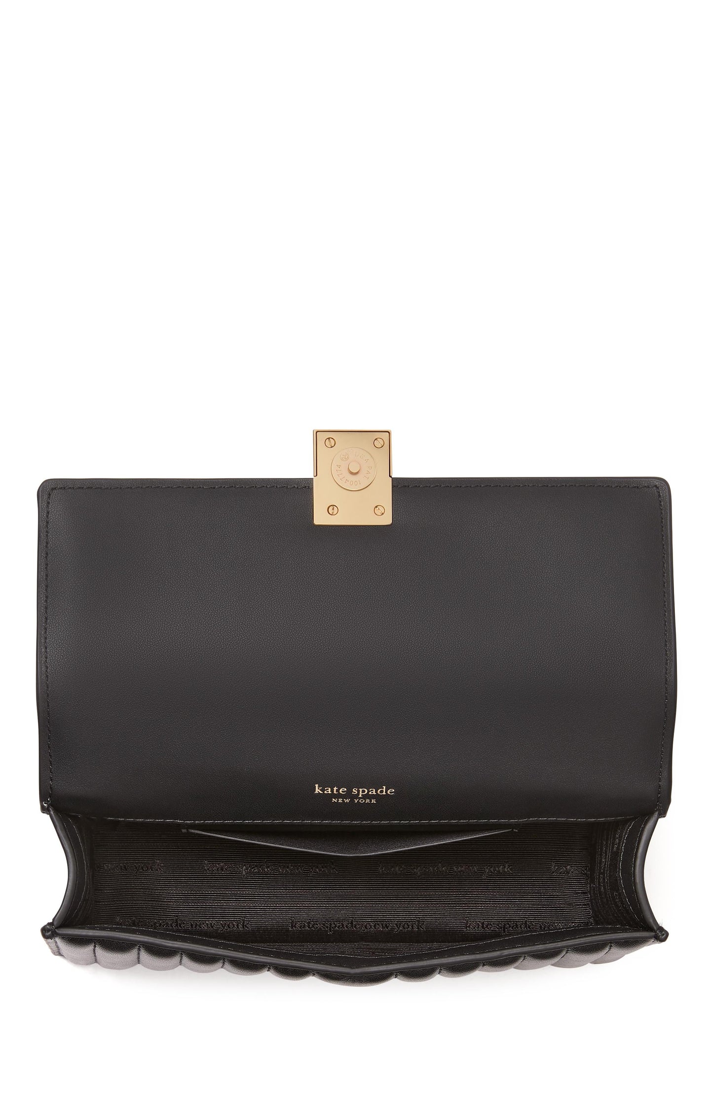 Deco Quilted Leather Mini Flap Chain Crossbody