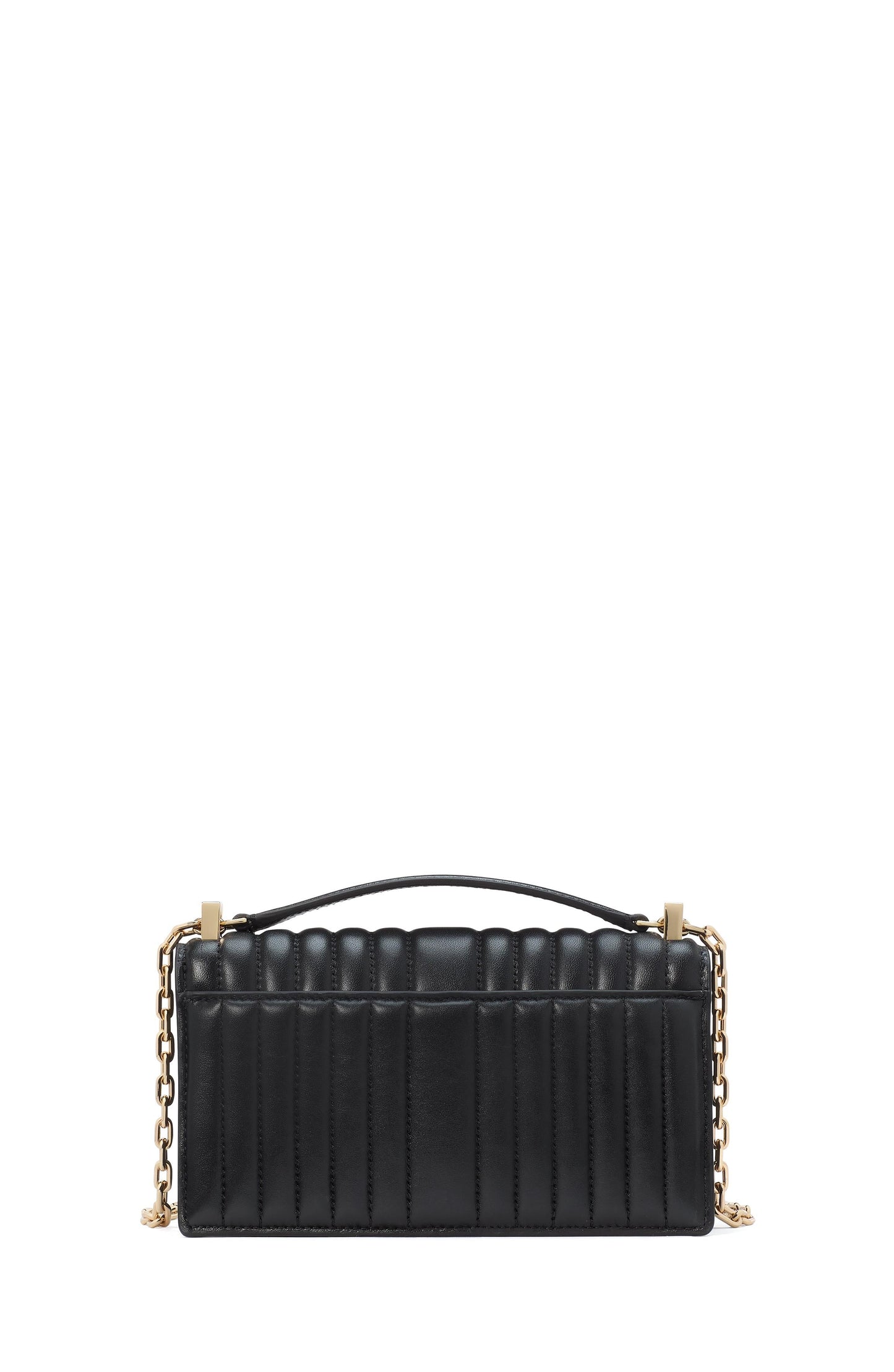 Deco Quilted Leather Mini Flap Chain Crossbody
