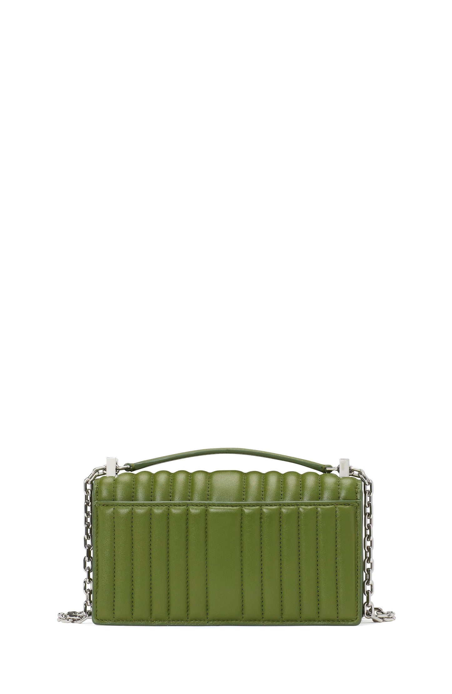 Deco Quilted Leather Mini Flap Chain Crossbody