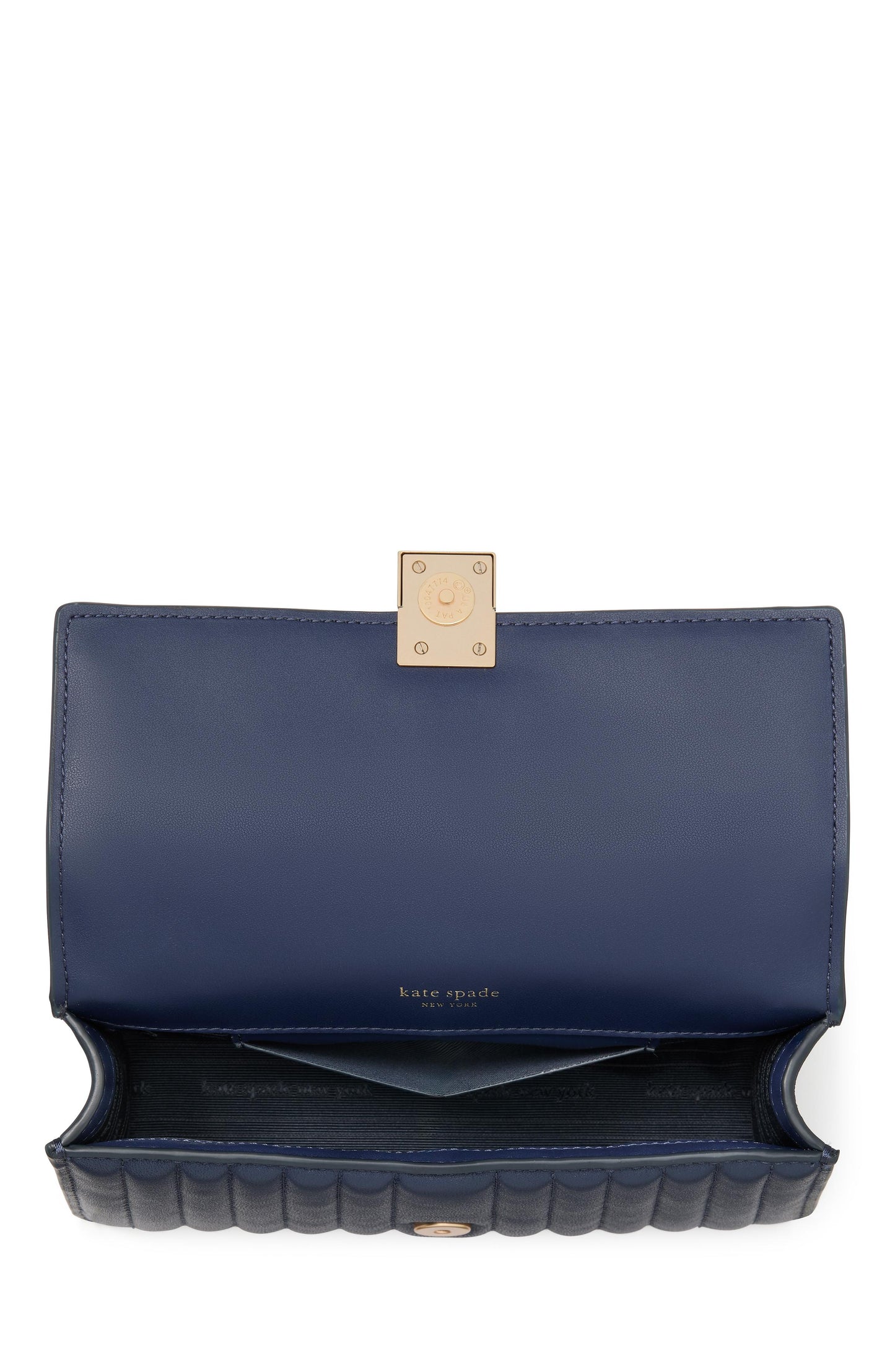 Deco Quilted Leather Mini Flap Chain Crossbody