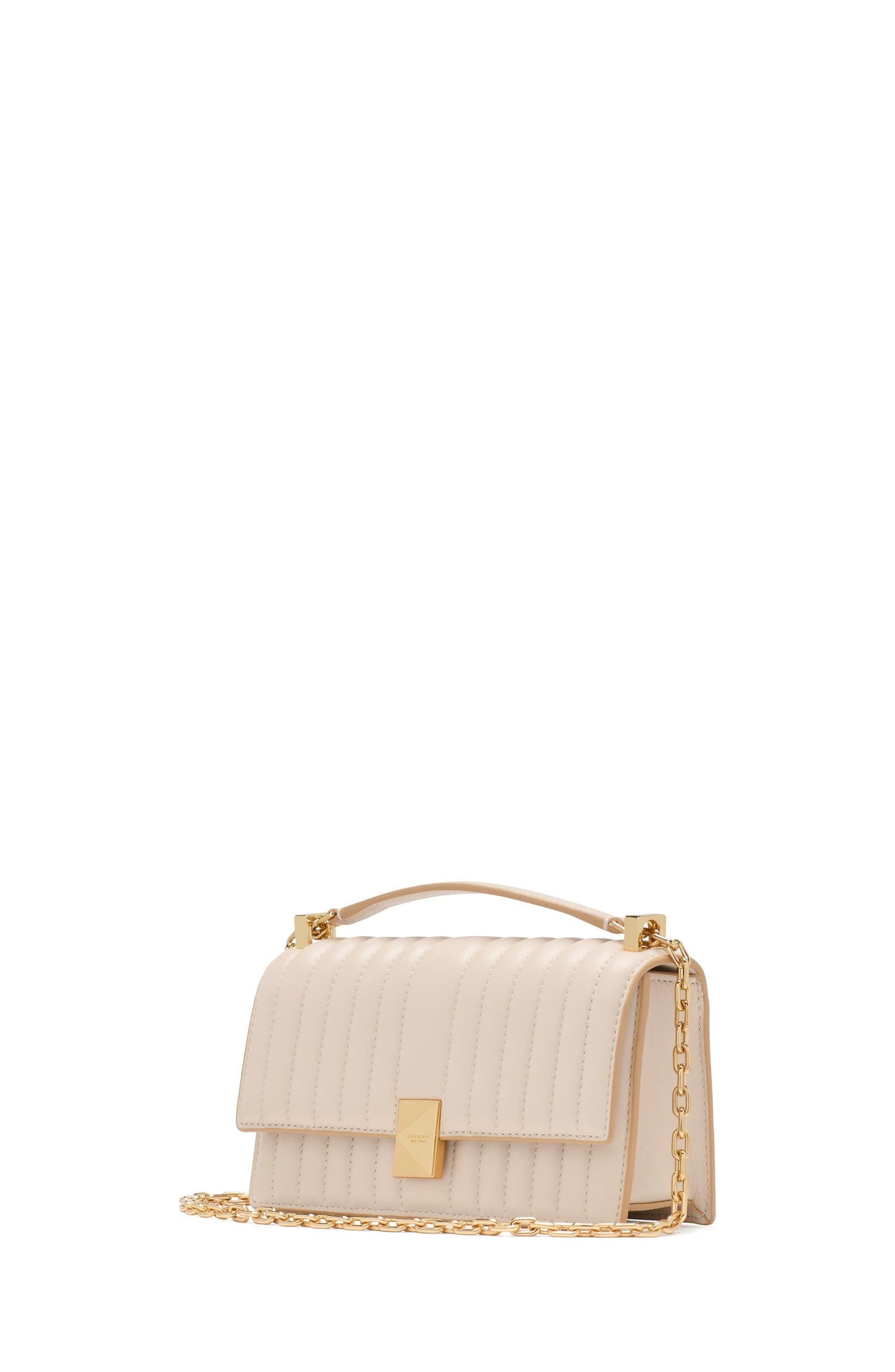 Deco Quilted Leather Mini Flap Chain Crossbody