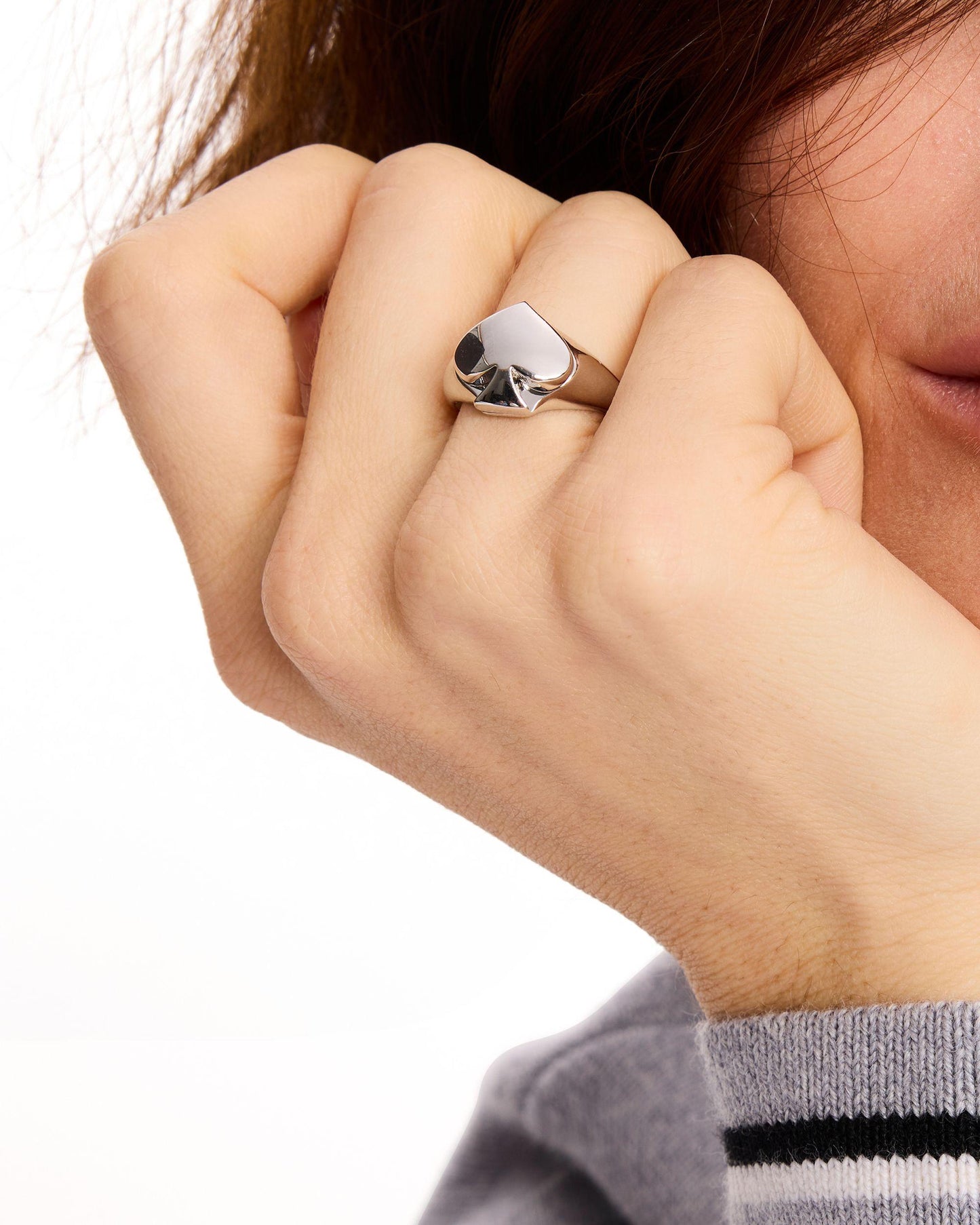 So Spade Signet Ring