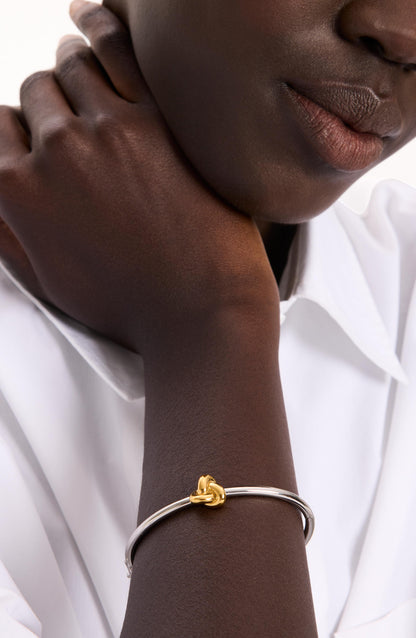 Double Knot Hinged Bangle