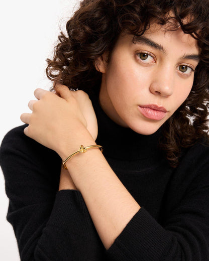 Double Knot Hinged Bangle