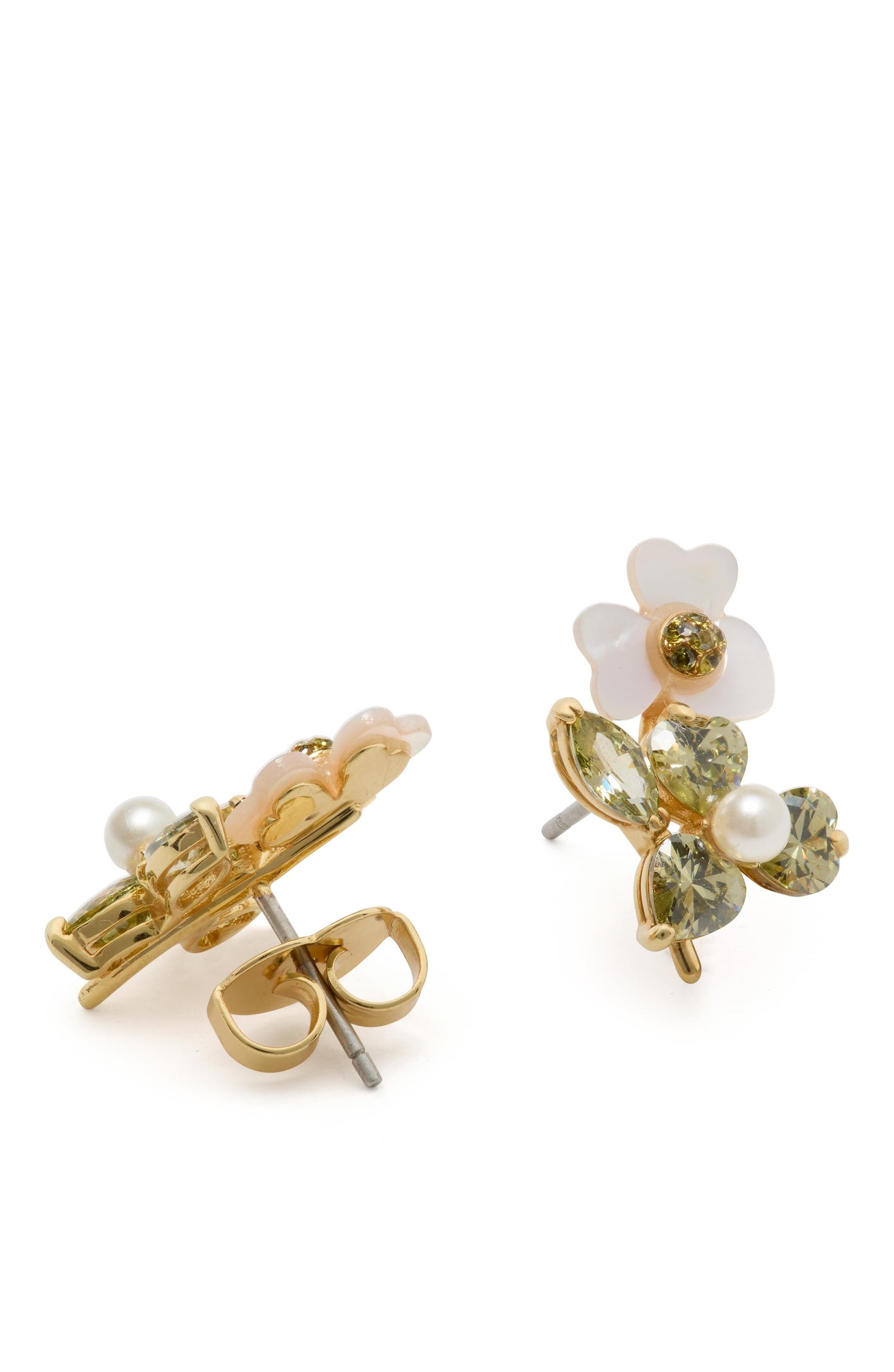 Precious Pansy Cluster Studs