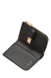 KJ648-Deco Small Compact Wallet-Black