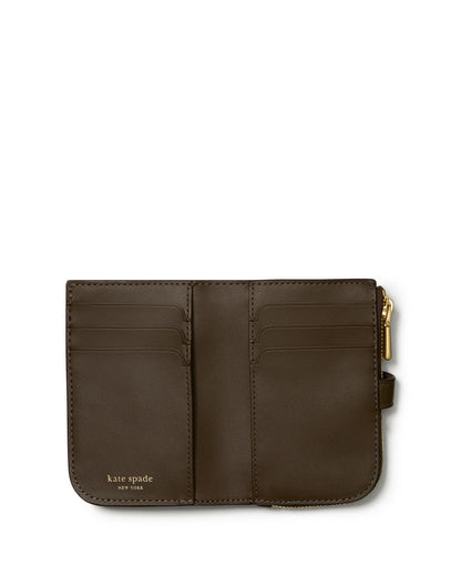 KJ648-Deco Small Compact Wallet-Burnt Sage
