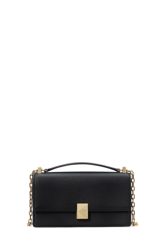 KJ656-Jolie Chain Phone Crossbody-Black