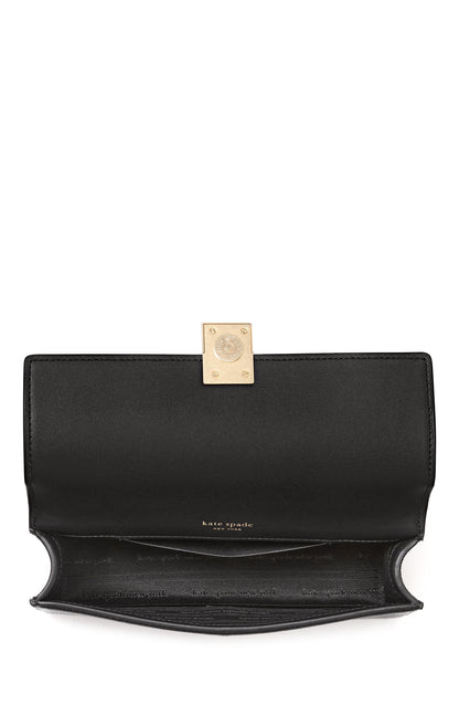 Deco Pebbled Leather Mini Flap Chain Crossbody