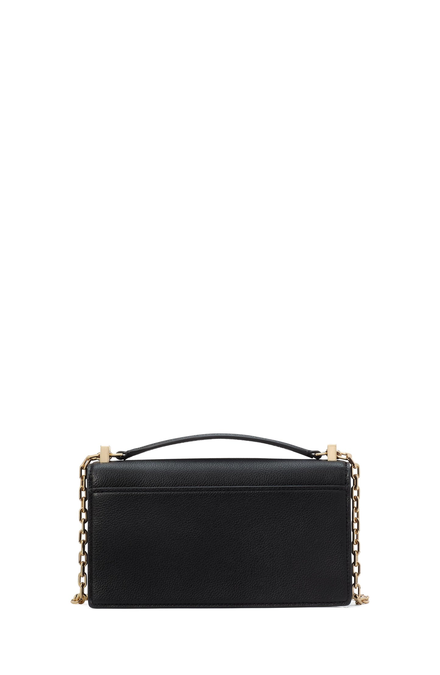 Deco Pebbled Leather Mini Flap Chain Crossbody