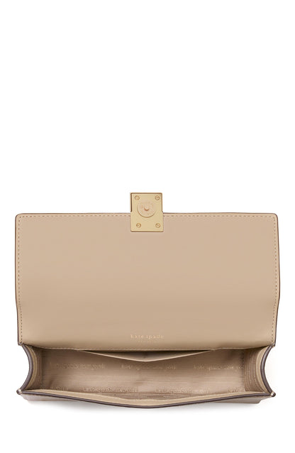 Deco Pebbled Leather Mini Flap Chain Crossbody