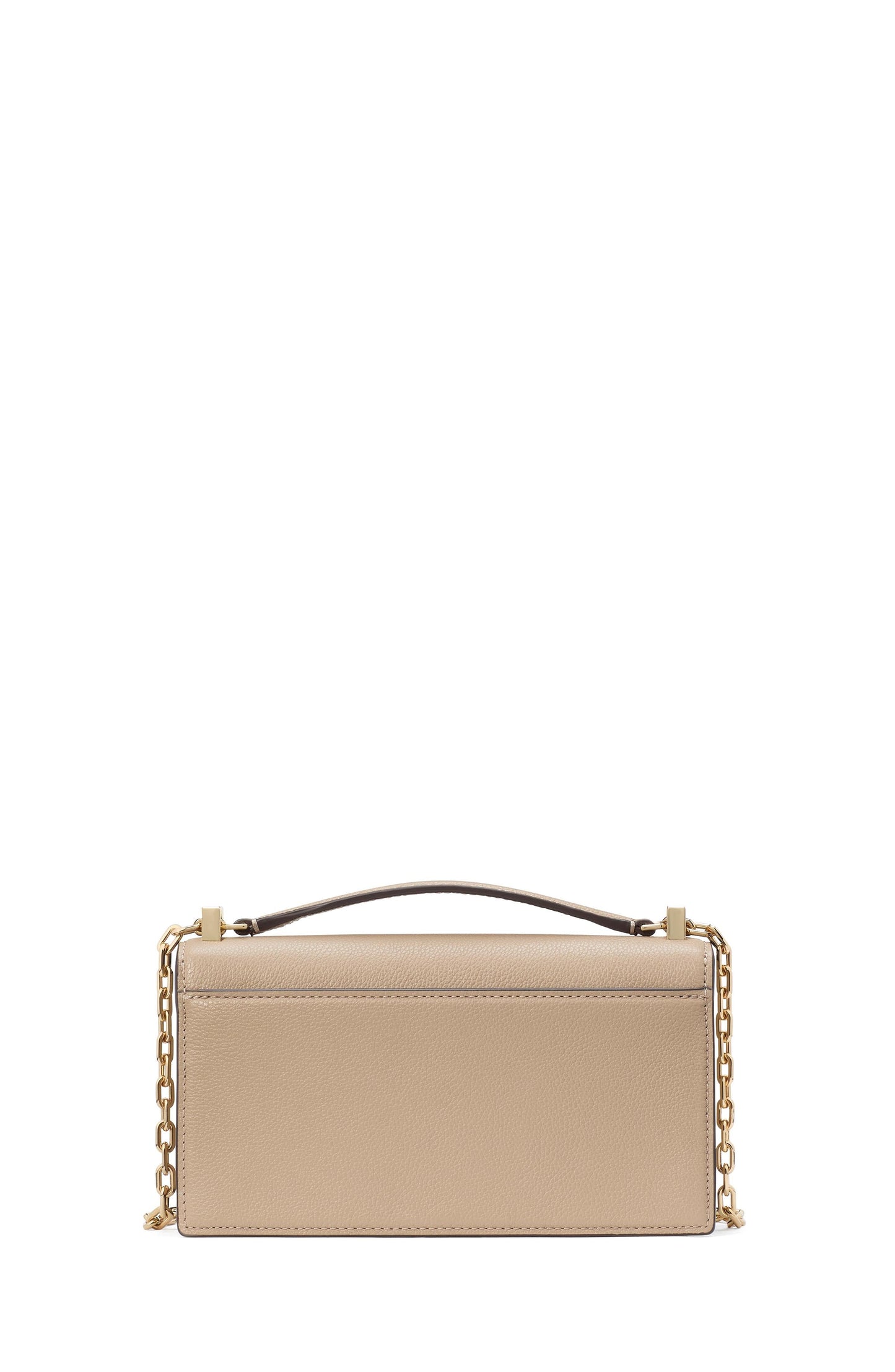 Deco Pebbled Leather Mini Flap Chain Crossbody