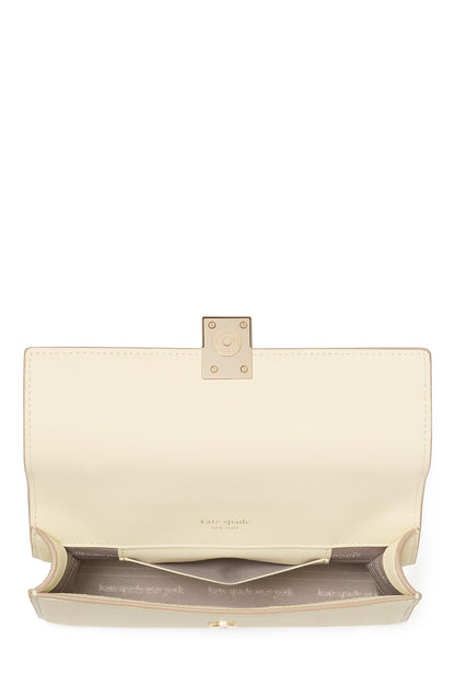Deco Pebbled Leather Mini Flap Chain Crossbody