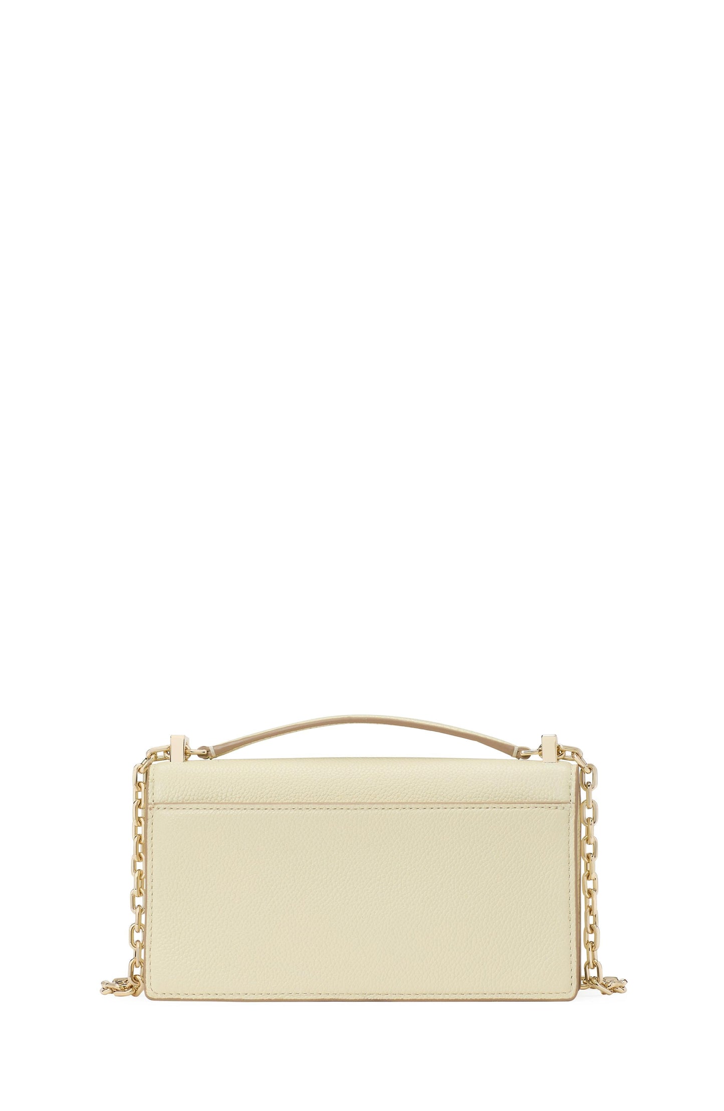 Deco Pebbled Leather Mini Flap Chain Crossbody