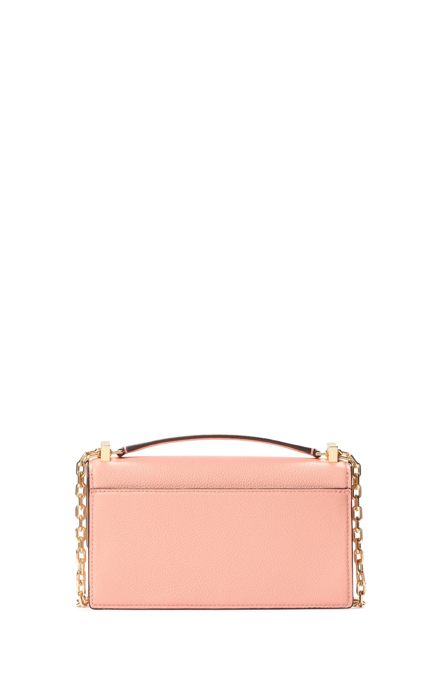 Deco Pebbled Leather Mini Flap Chain Crossbody
