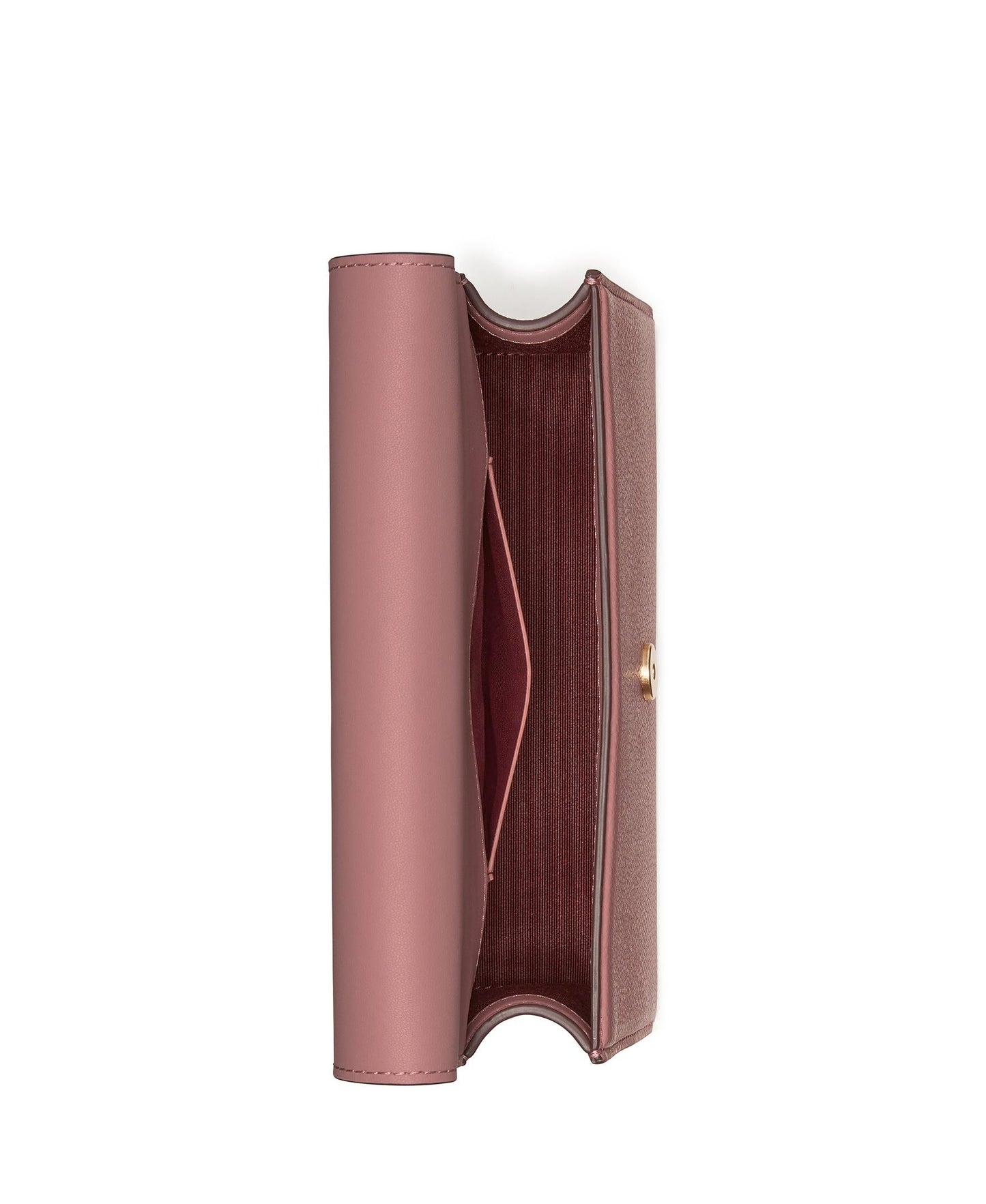 Deco Pebbled Leather Mini Flap Chain Crossbody