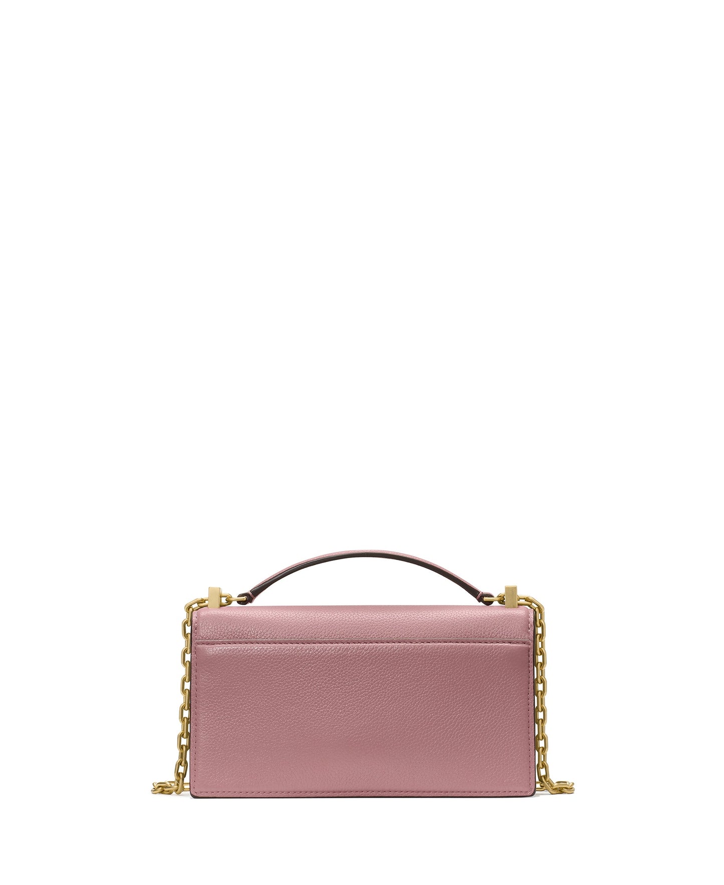 Deco Pebbled Leather Mini Flap Chain Crossbody