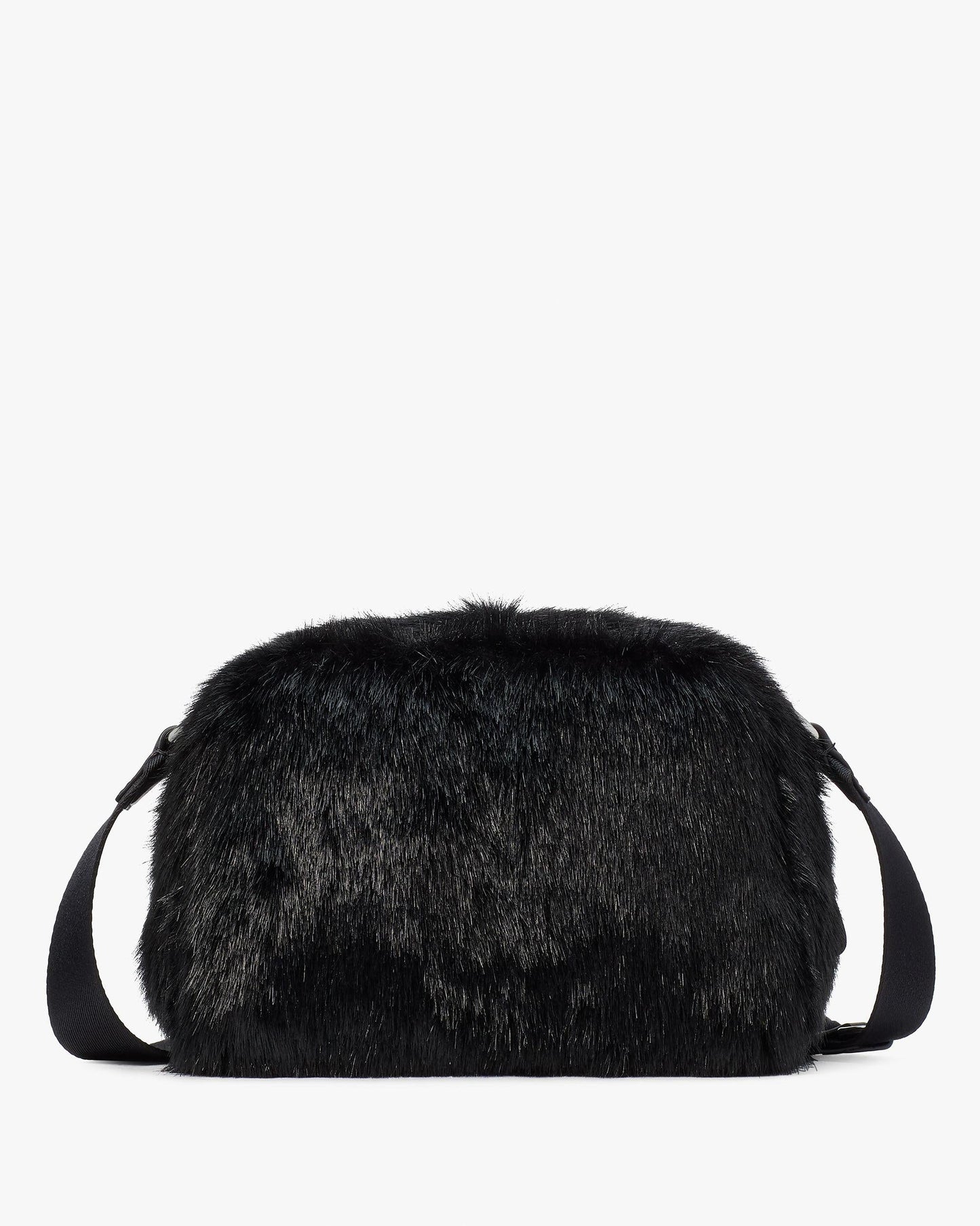 Puffed Faux Fur Crossbody