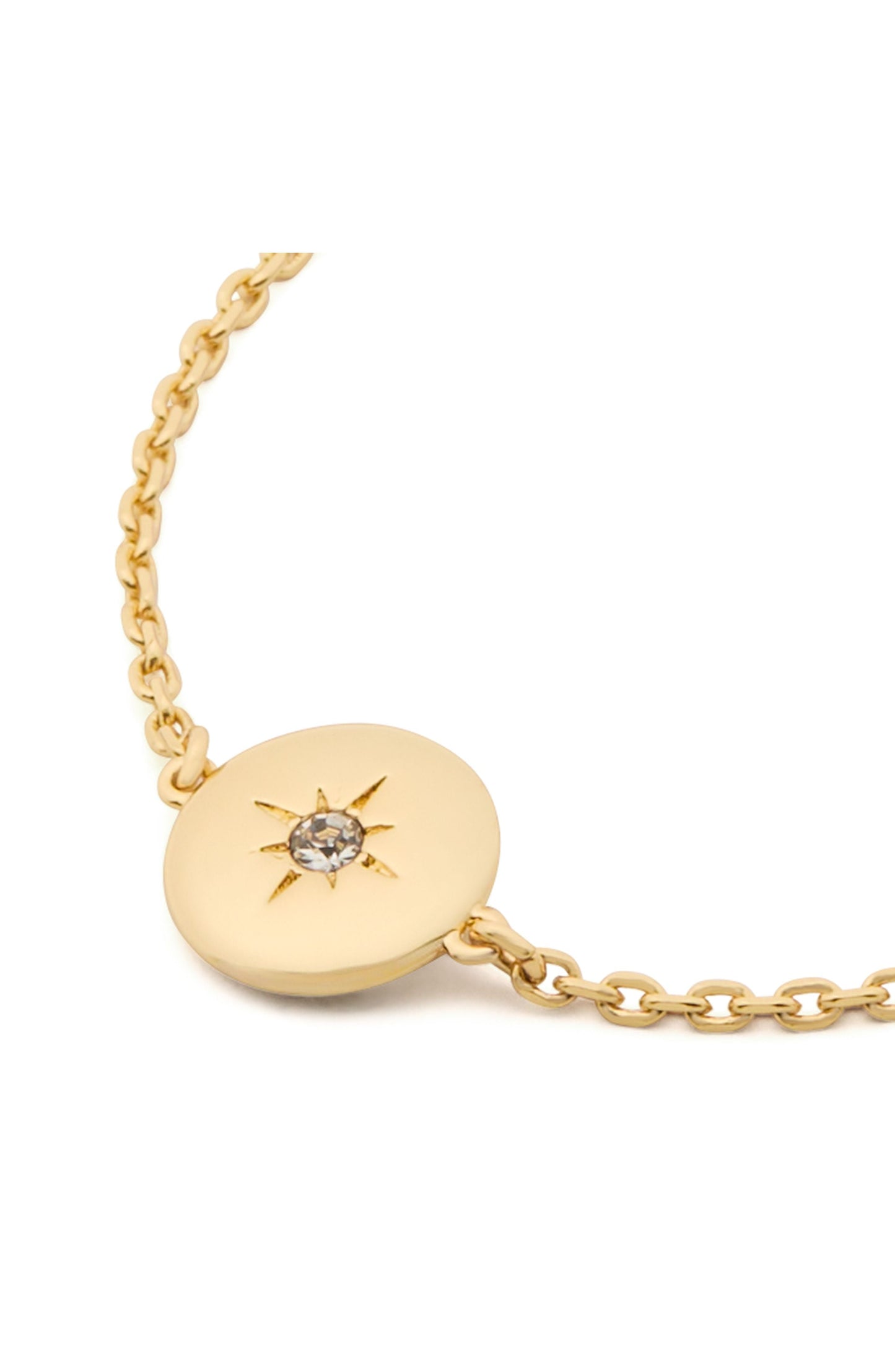 The Color Spark Collection Clear Inspire Medallion Bracelet