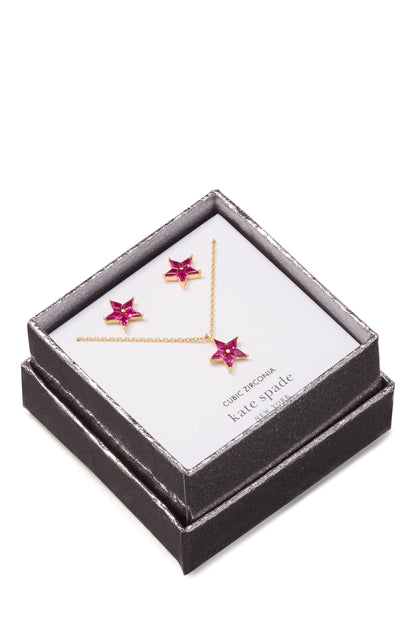 Cosmos Studs & Pendant Boxed Set