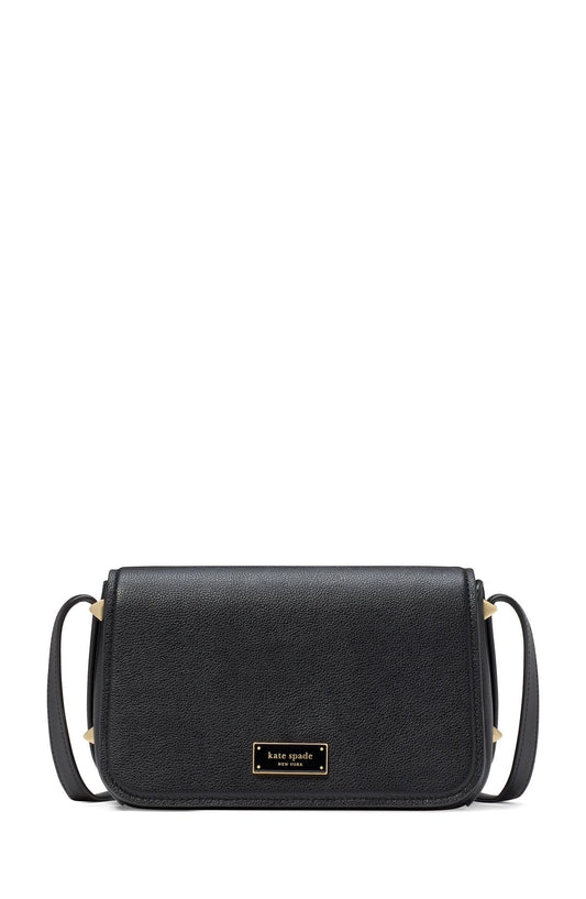 KJ911-Liv Small Flap Crossbody-Black