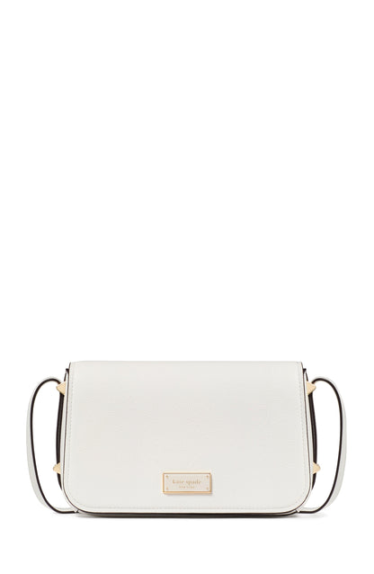 KJ911-Liv Small Flap Crossbody-True White