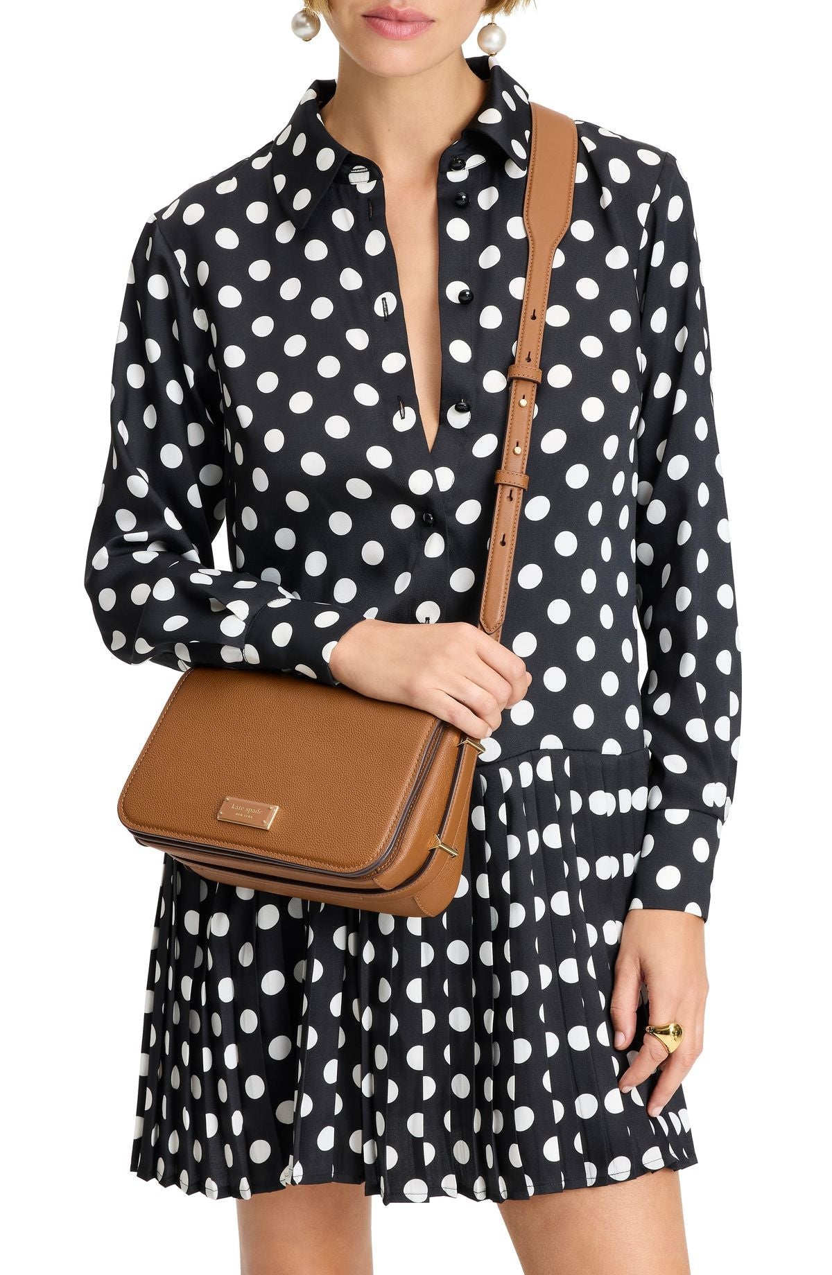Liv Pebbled Leather Crossbody