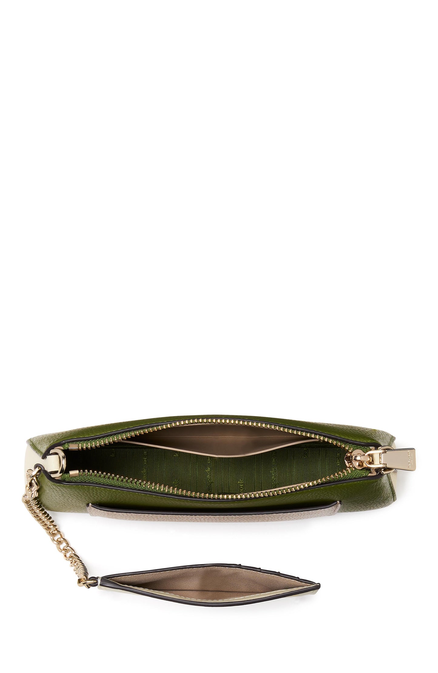 Ava Colorblocked Pebbled Leather 2 In 1 Pochette