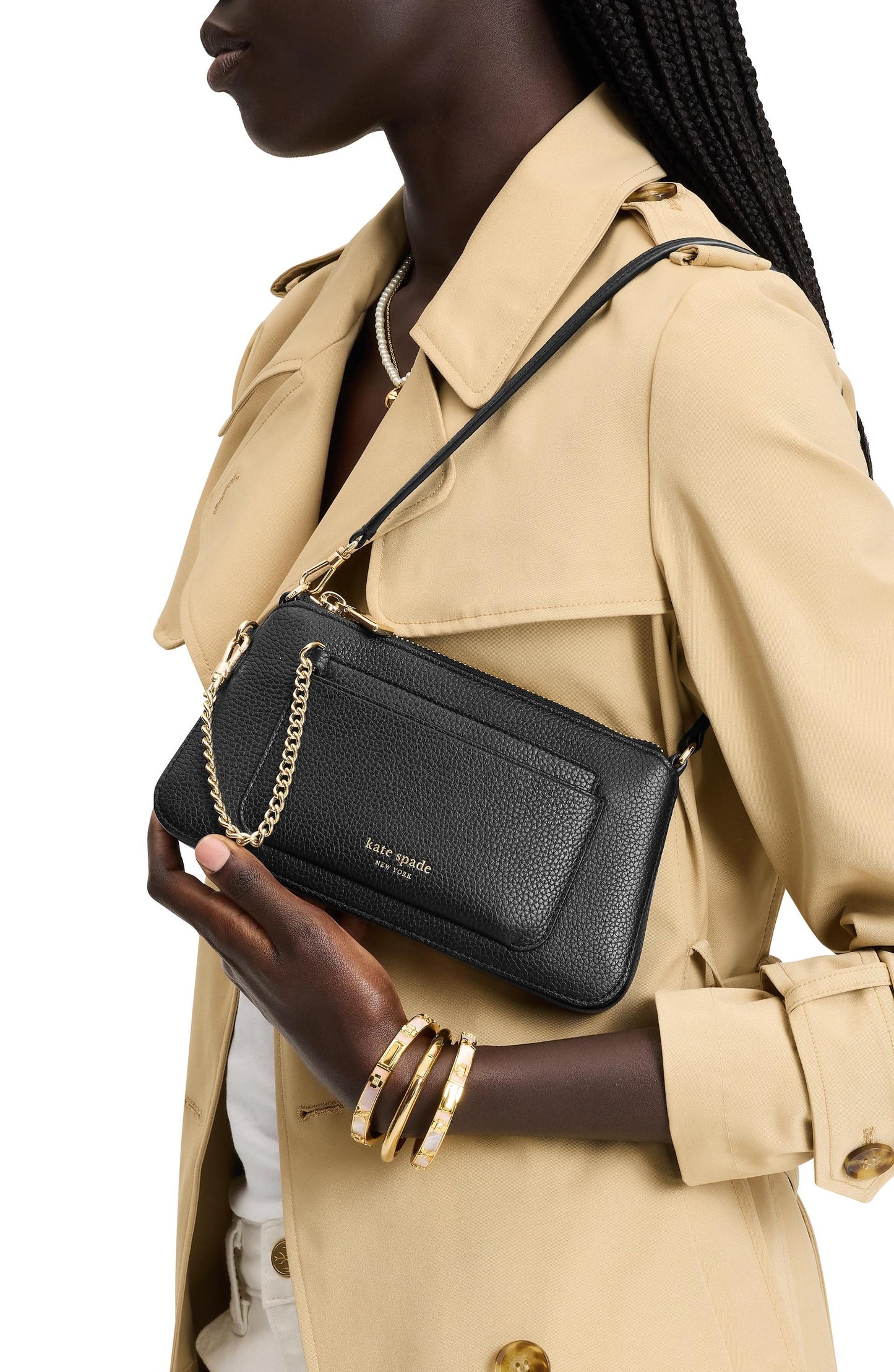 Ava Pebbled Leather 2 In 1 Pochette