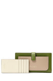 KK728-Ava Colorblocked Bifold Wallet-Jungle Vine Multi