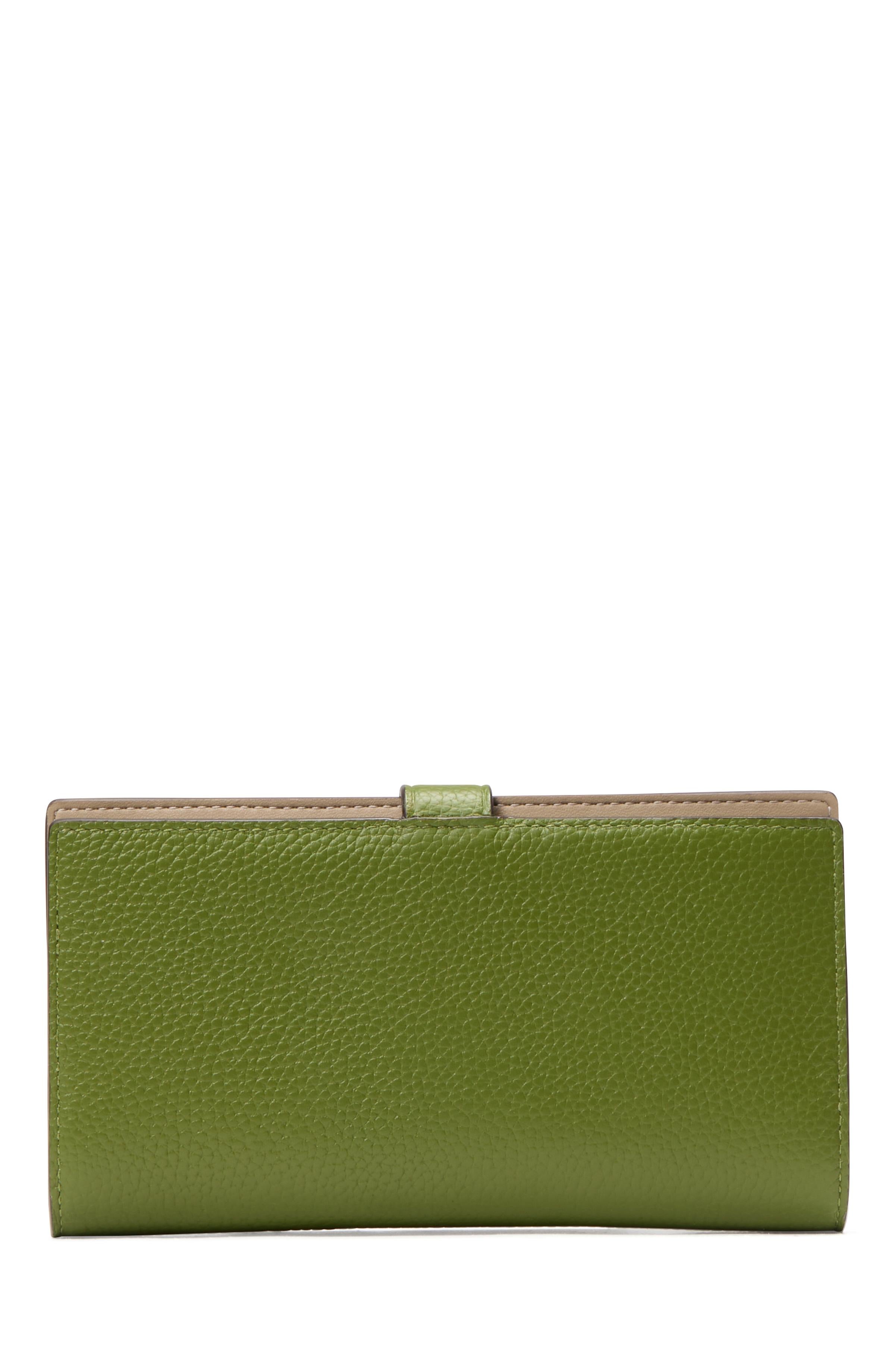 KK728-Ava Colorblocked Bifold Wallet-Jungle Vine Multi