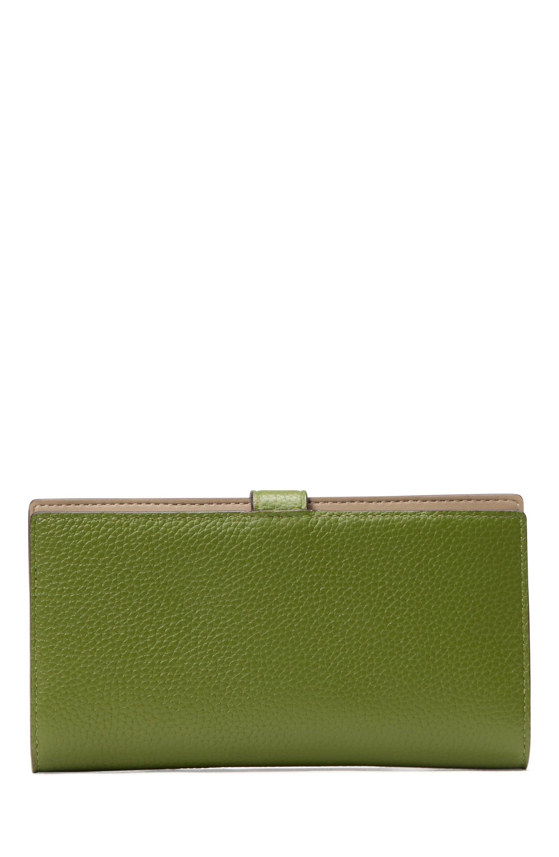 KK728-Ava Colorblocked Bifold Wallet-Jungle Vine Multi