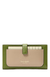 KK728-Ava Colorblocked Bifold Wallet-Jungle Vine Multi