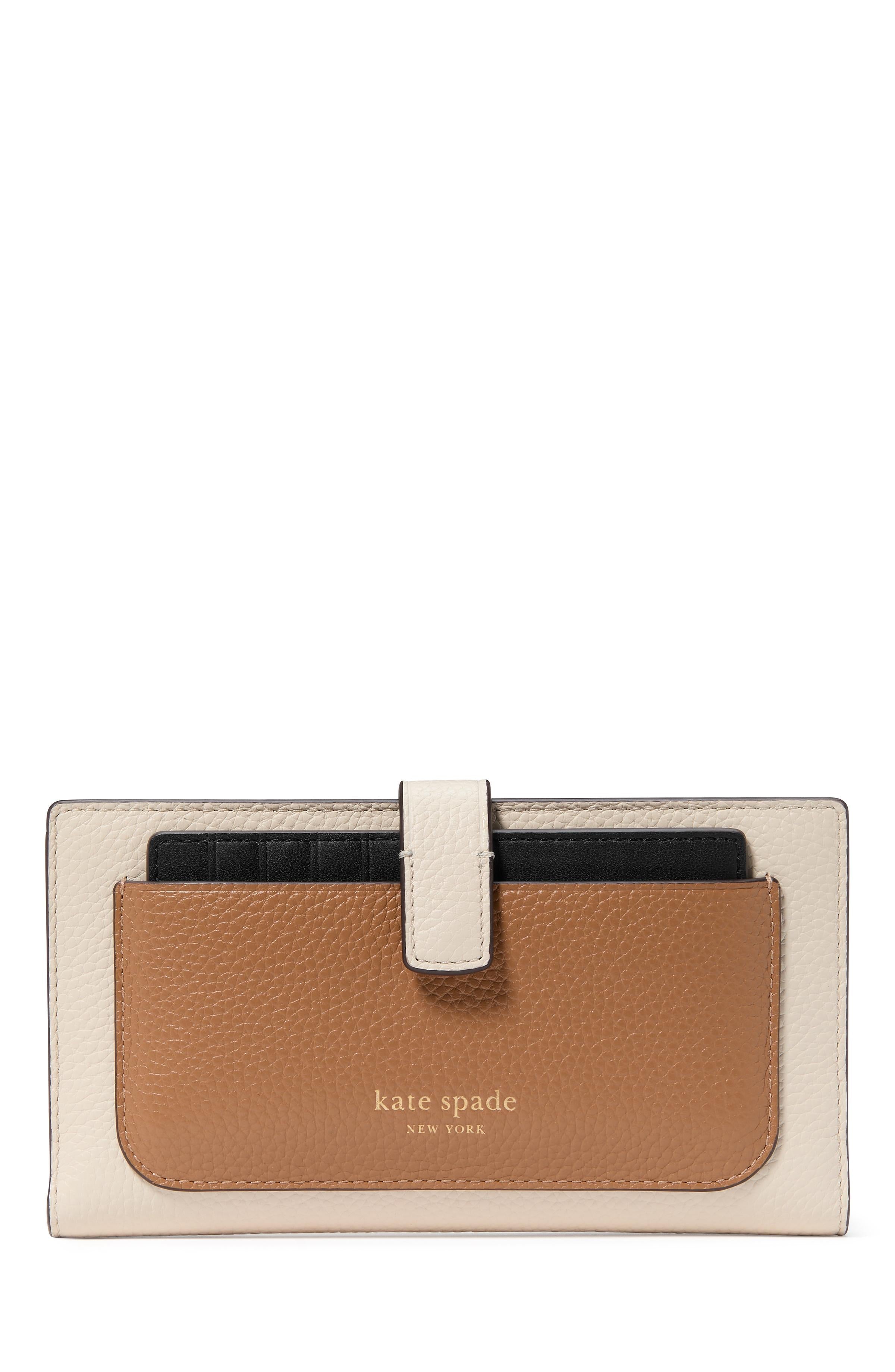 KK728-Ava Colorblocked Bifold Wallet-Parchment Multi