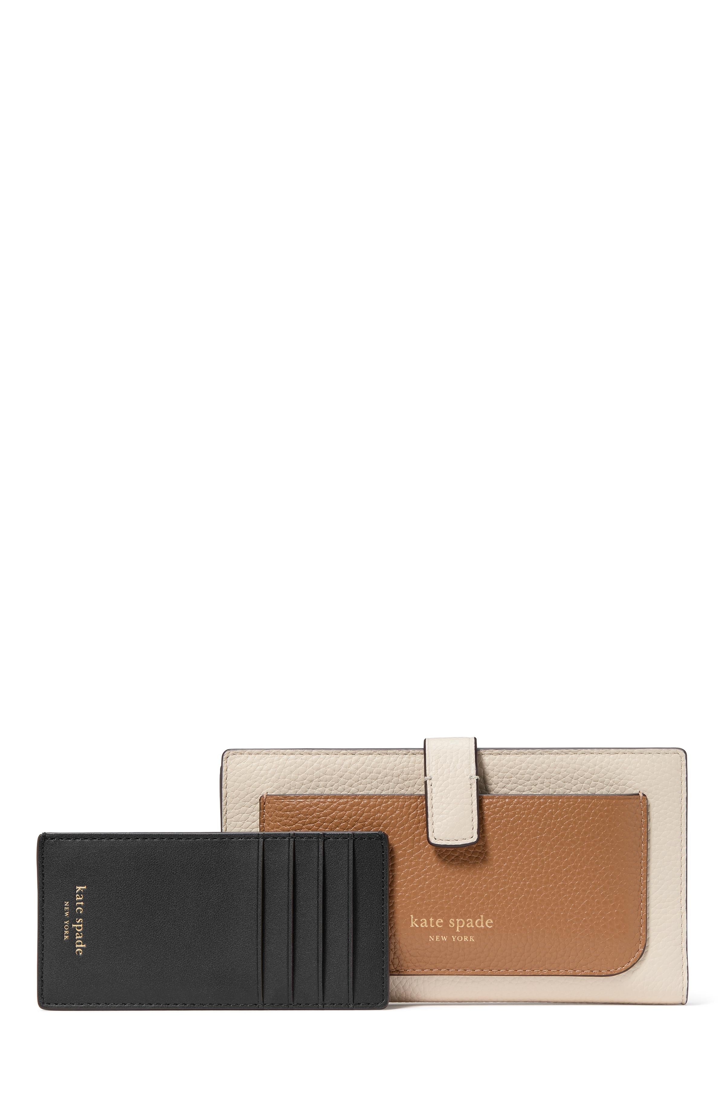 KK728-Ava Colorblocked Bifold Wallet-Parchment Multi