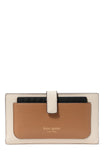 KK728-Ava Colorblocked Bifold Wallet-Parchment Multi